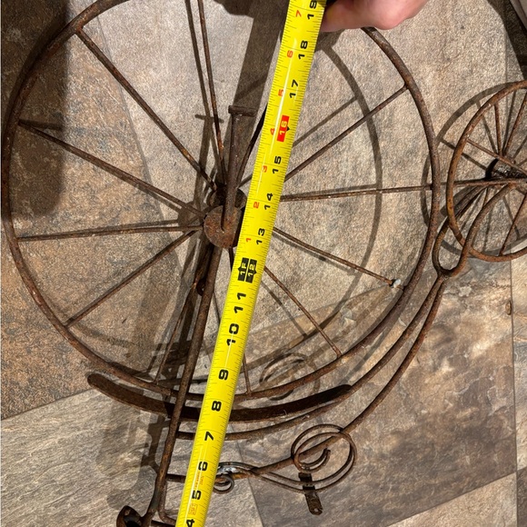 Vintage Metal Penny Farthing Bicycle wall decor-rustic - Picture 2 of 8